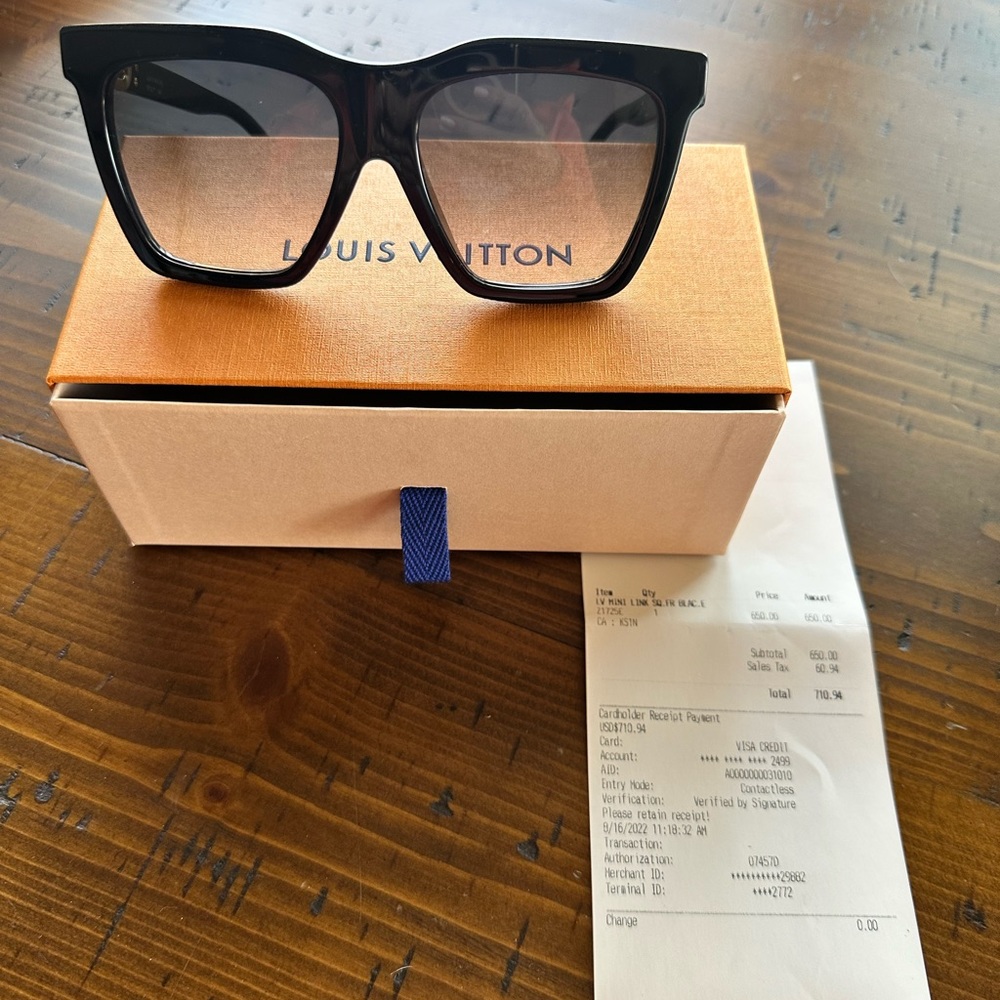Louis Vuitton Mini Link Square Frame sunglasses